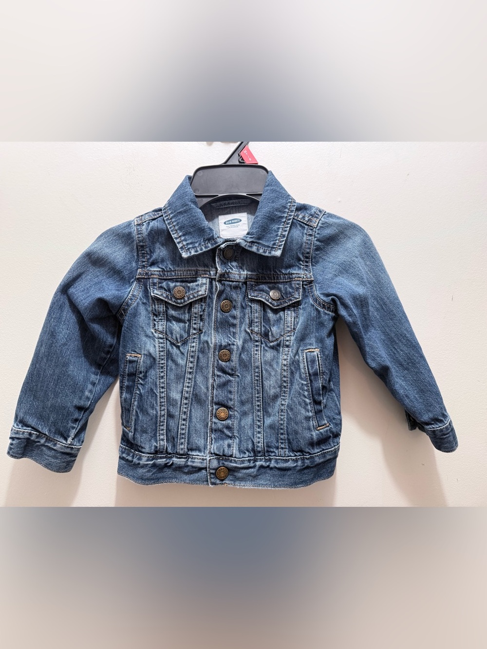 Old Navy Kids Blue Denim Button-Up Jacket